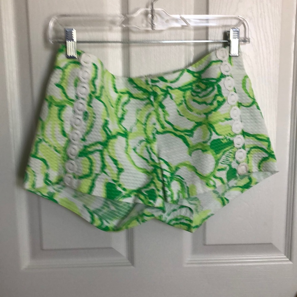 Lilly Pulitzer Liza Short Resort White Heart Breakers… Gem
